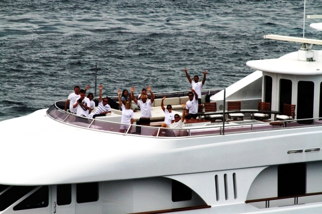 Asia Superyacht Rendezvous from helicoptor