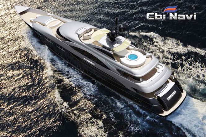CBI 50 Superyacht Aifos by Cbi Navi nearing launch