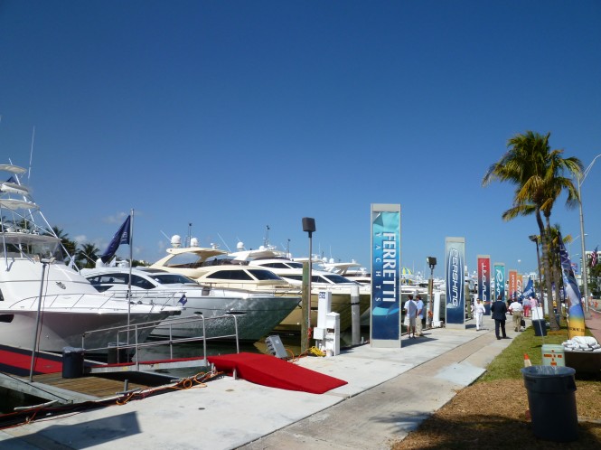 Ferretti Group Stand in Miami