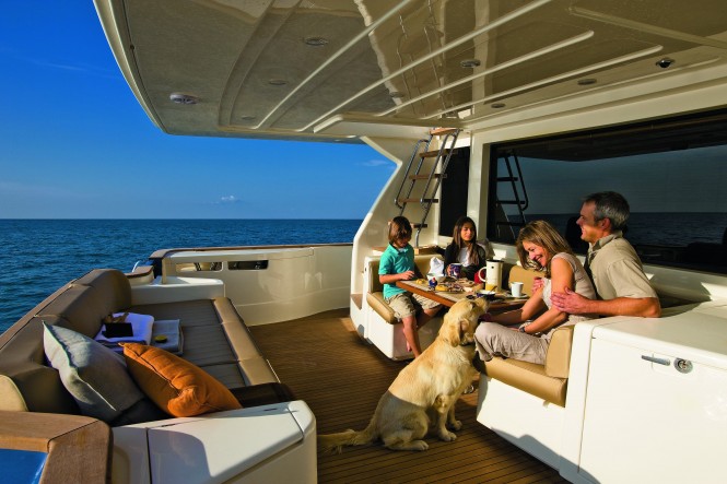 Mochi Craft Long Range 23 Motor yacht Cockpit