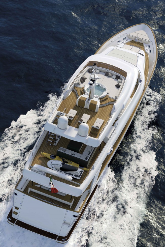 Navetta 33 Crescendo Motor Yacht by Ferretti Custom Line