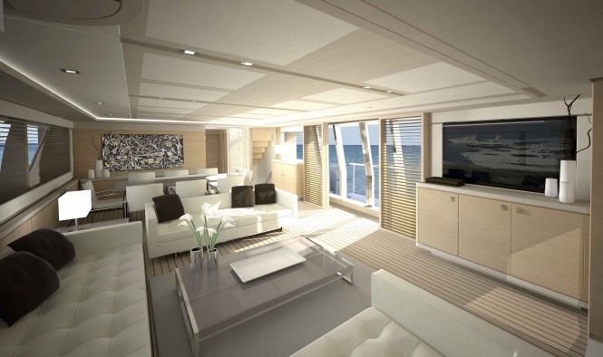 Navetta 33 Crescendo by Ferretti Custom Line - Salon
