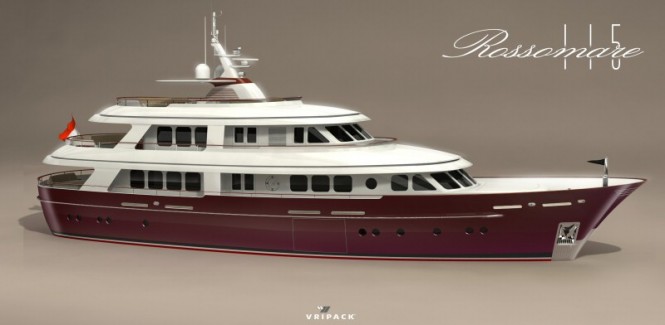 Rossomare 115 Family Motor Yacht by Vripack