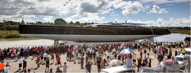 Sailing yacht Vertigo launched by Alloy Yachts