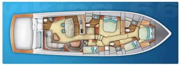 Viking 66 Convertible Motor yacht - Credit Viking Yachts