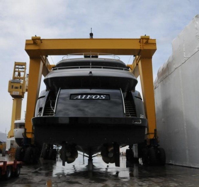 CBI 50 Yacht Aifos launched by Cbi Navi