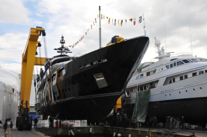 CBI 50 Superyacht Aifos launched by Cbi Navi