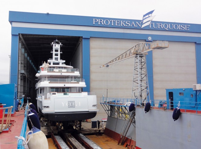 Charter yacht YOGI launched by Proteksan Turquoise