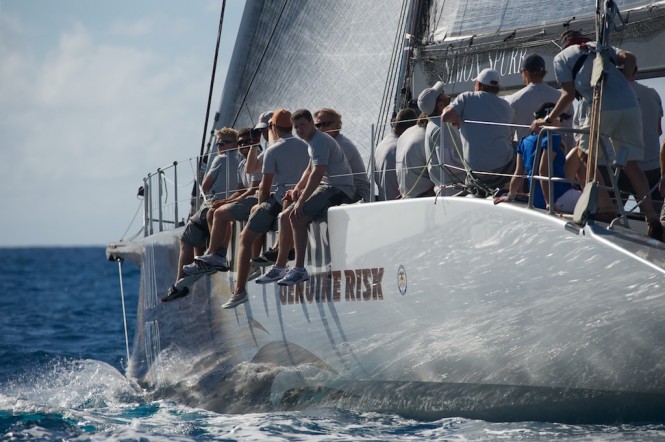 Genuine Risk Day one of the 2011 St. Maarten Heineken Regatta - the biggest regatta in the Caribbean. Credit Tom ZinnOutsideImages