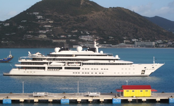Motor Yacht KATARA by Lurssen in St Martin, Caribbean