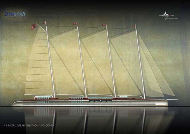 Sailing Yacht Dream Symphony to be built in 2011 at Dream Ship Victory Shipyard