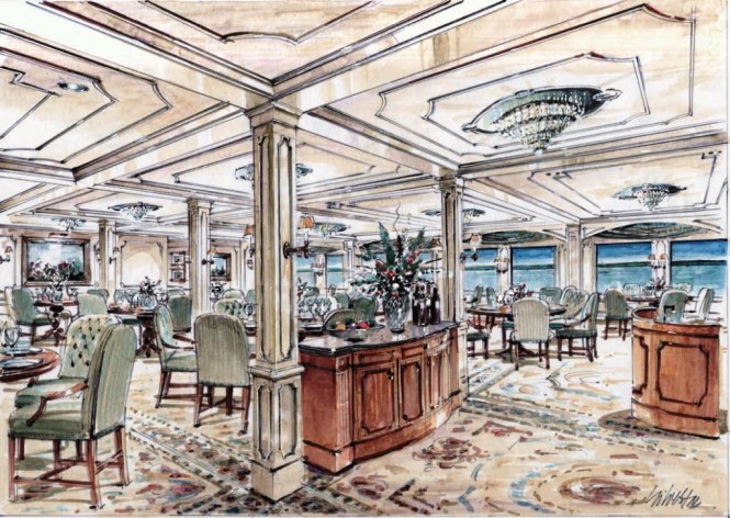 American Cruise Lines Queen of the Mississippi Dining Room