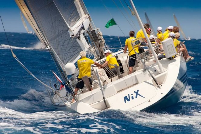 Les Voiles de St. Barth 2011 Sailing yacht NIX - Credit Christophe Jouany - Les Voiles de Saint-Barth