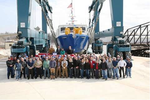 Motor yacht “Coregonus” Launched – A 60’ Research Vessel by Burger Burger Boat Company