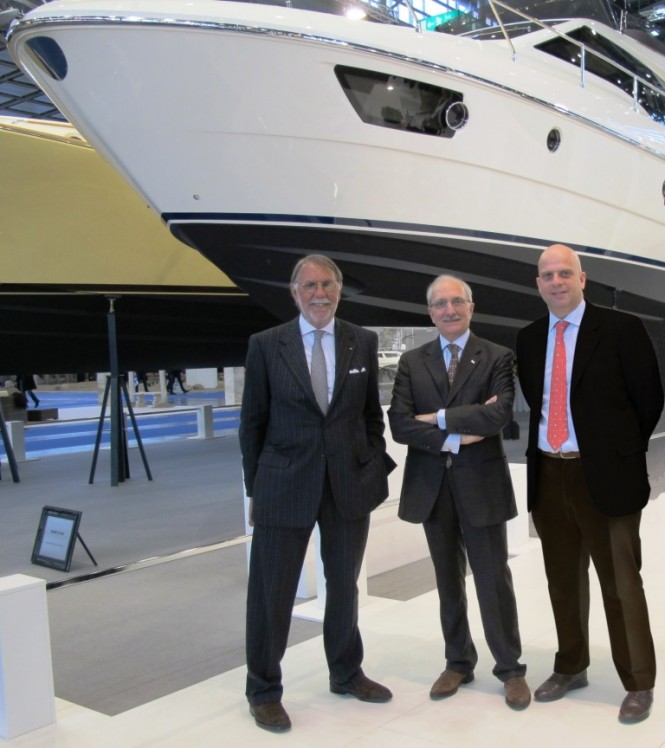 Norberto Ferretti, Salvatore Basile and Giancarlo Galeone - Ferretti Group