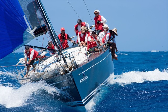 Sailing Yacht Puffy at - Les Voiles de St. Barth 2011- Photo Credit Christophe Jouany - Les Voiles de Saint-Barth