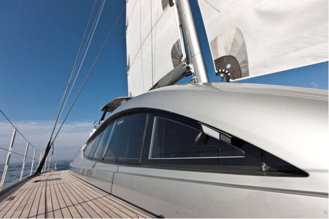 Sailing Yacht Cartouche - A Blue Coast 95 Catamaran - Photo Credit Gilles Martin-Raget  