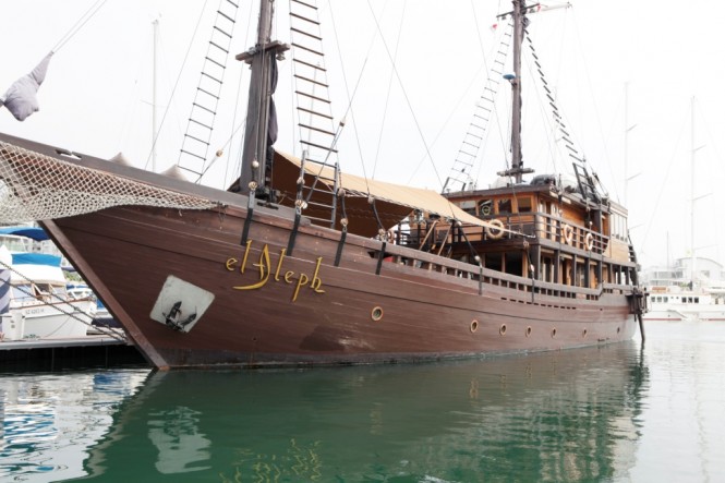 Sailing Yacht El Aleph at the Inaugural Singapore Yacht Show 2011