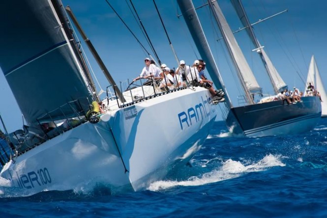 Sailing Yacht Rambler at - Les Voiles de St. Barth 2011- Photo Credit Christophe Jouany - Les Voiles de Saint-Barth