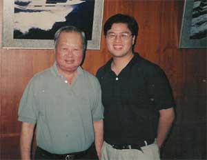 Alexander Chueh and son Johnny of Ocean Alexander
