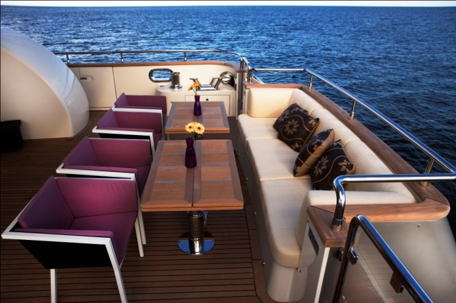 Biscuit 95 yacht designed by Hot Lab and built by Filippetti Yachts - Photo Giovanni Malgarini Biscuit 95 yacht designed by Hot Lab and built by Filippetti Yachts - Photo Giovanni Malgarini
