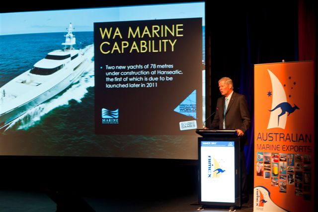John Longley, Event Director, Perth 2011 ISAF Sailing World Championships at ASMEX 2011