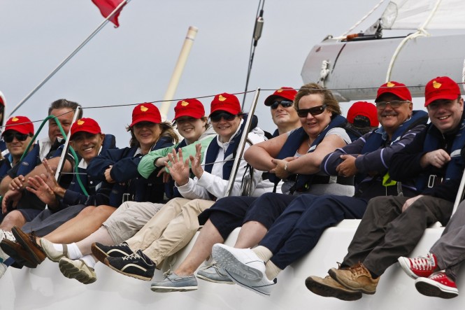 Mount Gay Rum sponsors Aberdeen Asset Management Cowes Week . Credit Owen Buggy - Plugphotography.com