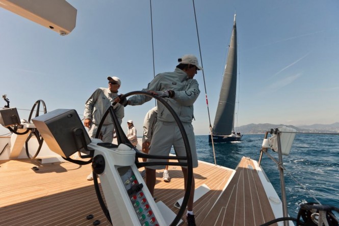 NESPRESSO CUP 2011 - Onboard Indio, winner of the 2011 NESPRESSO CUP  Photo  Guilain Grenier  Nespresso Cup