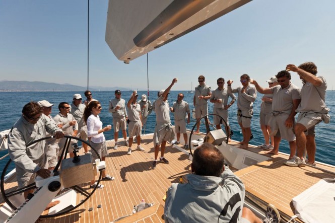 NESPRESSO CUP 2011 - Onboard Indio, winner of the 2011 NESPRESSO CUP  Photo  Guilain Grenier  Nespresso Cup 