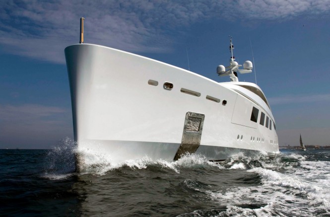 The 65 metre yacht NATALY at her sea trials - photos by Benetti
