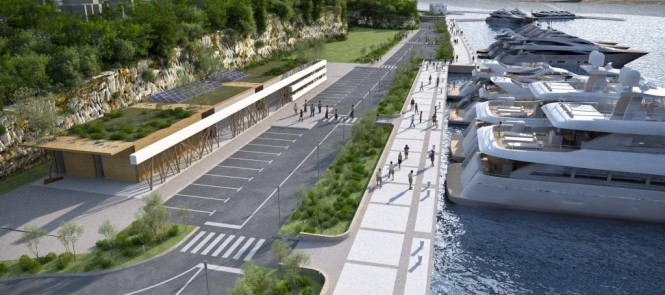 The Croatia MANDALINA MARINA & YACHT CLUB Marina for Superyachts