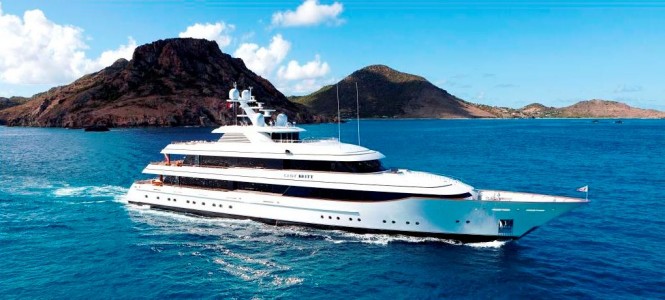 The Feadship Motor Yacht Lady Britt Underway