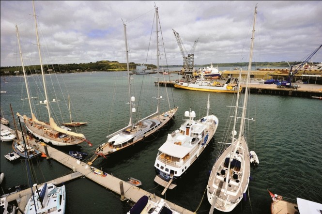 Yachts Adela Andromeda Dardanella Constance May 2011
