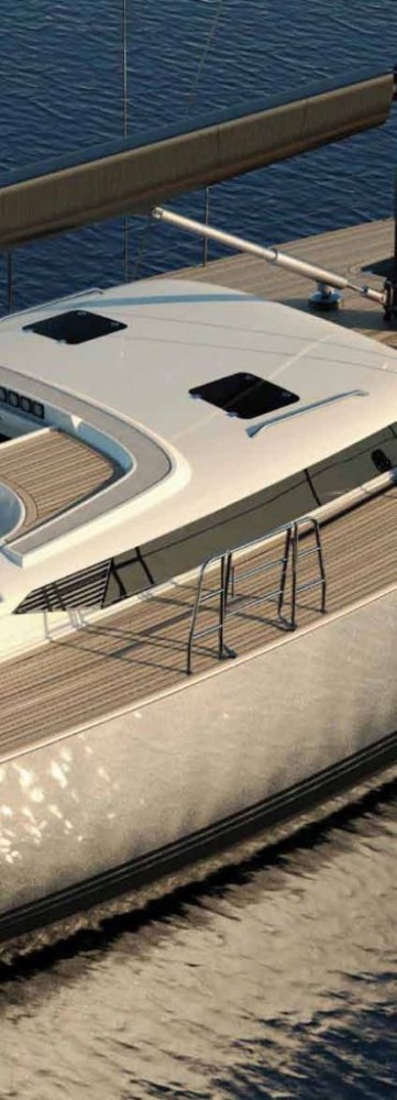 the Contest 72CS Sailing Yacht