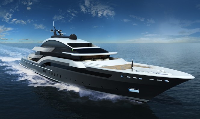 90m Oceanco DP009 Yacht by Luiz De Basto