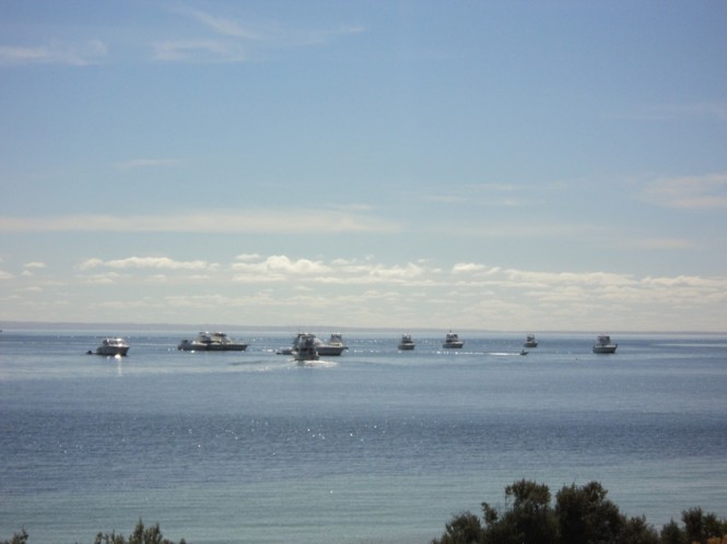 Boats Anchored off Reevesby Island
