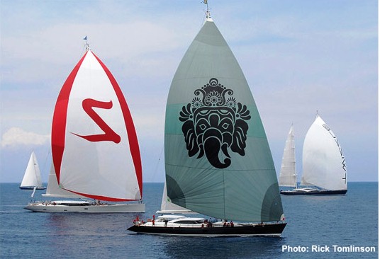 Dubois-Cup 2011 - Image by Rick Tomlinson - Yachts Ganesha Zefira and Twizzle finishing the race