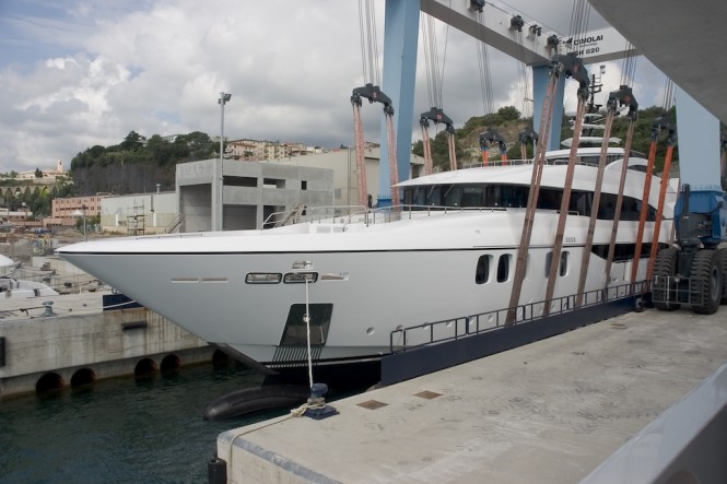 Launch of the 50m Mondo Marine Yacht Alexander Again