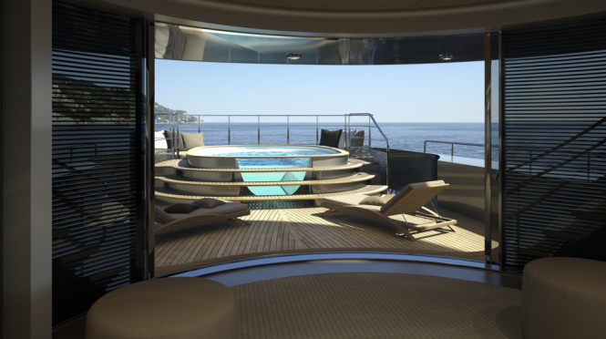 Mondo Marine and Sergio Cutolo Yacht MONDO45 Explorer - Swimming Pool