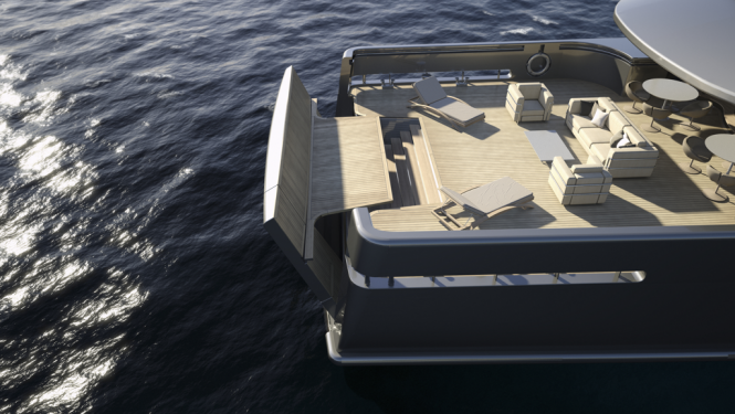 Motor Yacht Mondo 45 Explorer by Mondo Marine - Beach Club