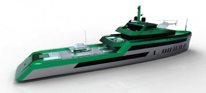 OPEN WATER 60 M Superyacht design by Motion Code Blue