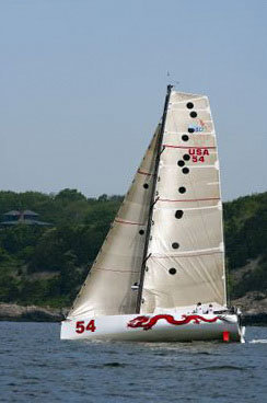 dragonnycSailing double-handed in the Class 40 division will be Michael Hennessey (Mystic, Conn.) on Dragon