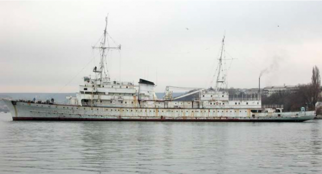 100m historical ship Angara (ex Aviso Hela) that will be transformed into a luxury charter yacht