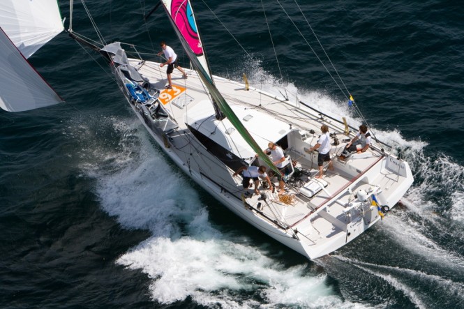 Class 40 Sailing Yacht Concise 2 during the Transatlantic Race 2011 - © Amory Ross