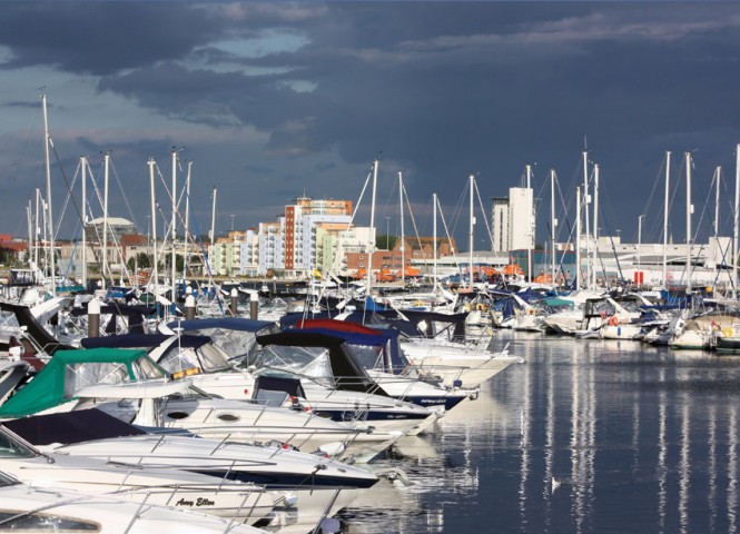Cobb’s Quay Marina in Poole - Photo credit to Louise Harrison