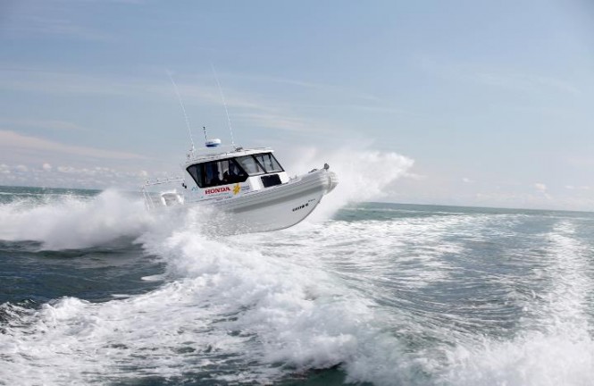 Honda RIB to circumnavigate Australia for prostate cancer awareness campaign at Sea Trials - Credit Honda Over The Top Expedition