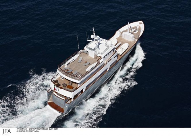 JFA 43m motor yacht Axantha II – An expedition superyacht designed by Vripack- Photo Credit B.Stichelbaut  - JFA