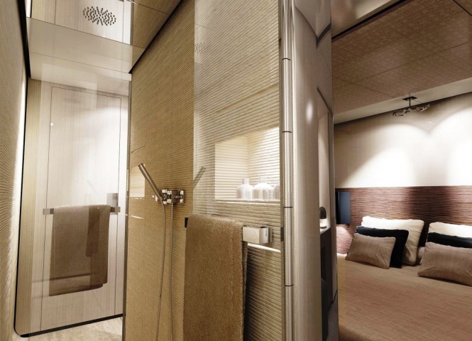 New Sanlorenzo SL94 Owners bathroom