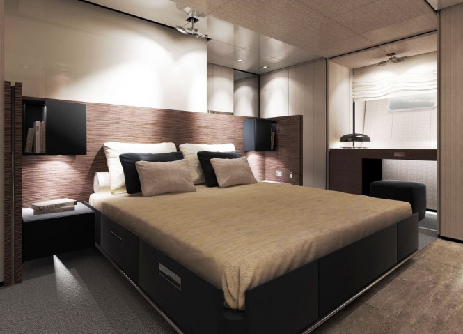 New Sanlorenzo SL94 motor yacht Master Cabin