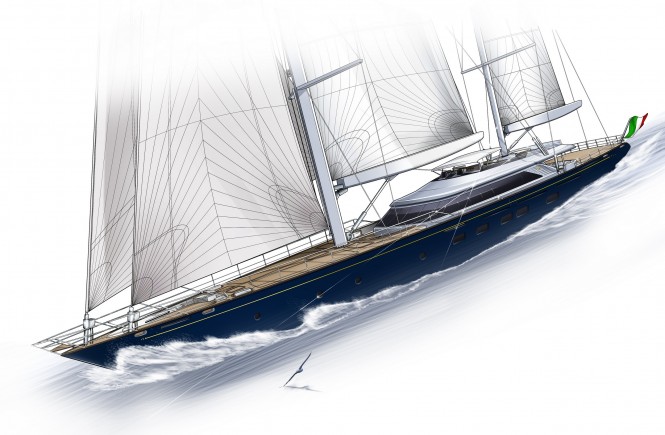 Perini 60m Yacht Series - ketch C.2193